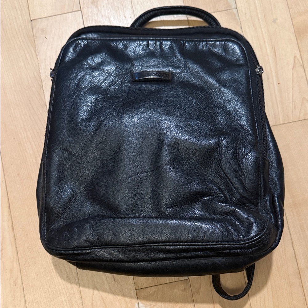 ✨ Pelle Studio Genuine Leather Mini‎ Backpack Purse - Buttery Soft Black ✨
